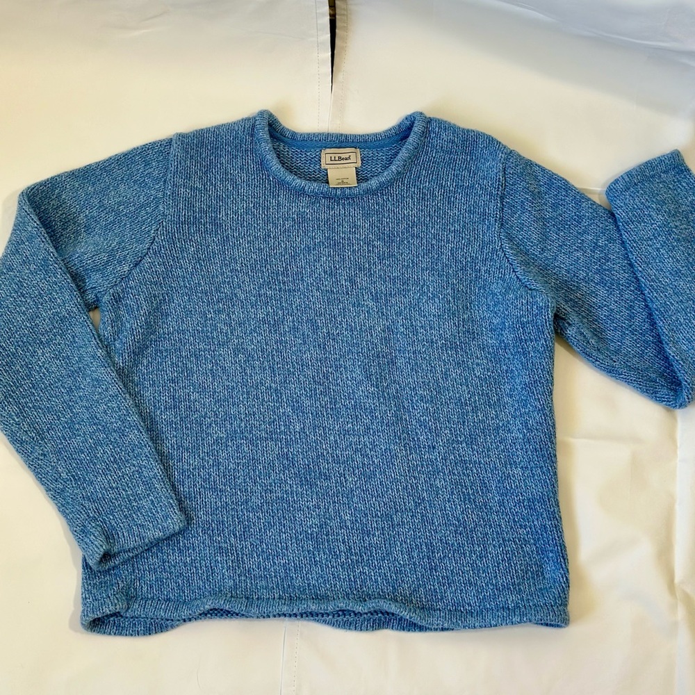 Very cute and warm blue sweater!